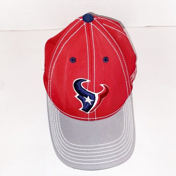Reebok NFL Texas Red Blue Gray Baseball Cap - Picture 1 of 6